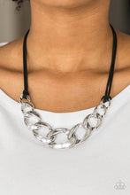 Load image into Gallery viewer, Naturally Nautical - Black Suede Necklace Paparazzi

