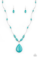 Load image into Gallery viewer, Paparazzi Explore The Elements - Blue Turquoise Necklace
