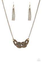 Load image into Gallery viewer, Paparazzi Nautically Naples - Brass Necklace
