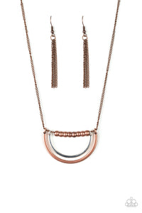 Artificial Arches - Copper Necklace Paparazzi