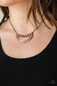 Artificial Arches - Copper Necklace Paparazzi