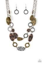 Load image into Gallery viewer, Paparazzi Trippin On Texture - Multi Silver Necklace
