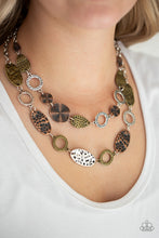 Load image into Gallery viewer, Paparazzi Trippin On Texture - Multi Silver Necklace

