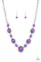 Load image into Gallery viewer, Voyager Vibes - Purple Necklace Paparazzi
