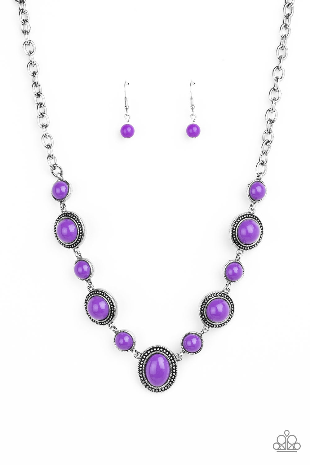 Voyager Vibes - Purple Necklace Paparazzi