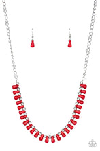 Load image into Gallery viewer, Extinct Species - Red Stone Necklace Paparazzi
