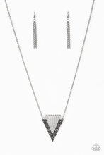 Load image into Gallery viewer, Ancient Arrow - Silver Necklace Paparazzi
