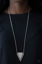 Load image into Gallery viewer, Ancient Arrow - Silver Necklace Paparazzi
