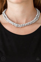 Load image into Gallery viewer, Put On Your Party Dress - Silver Pearl Necklace
