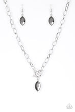 Load image into Gallery viewer, Paparazzi Club Sparkle - Silver Hematite Necklace
