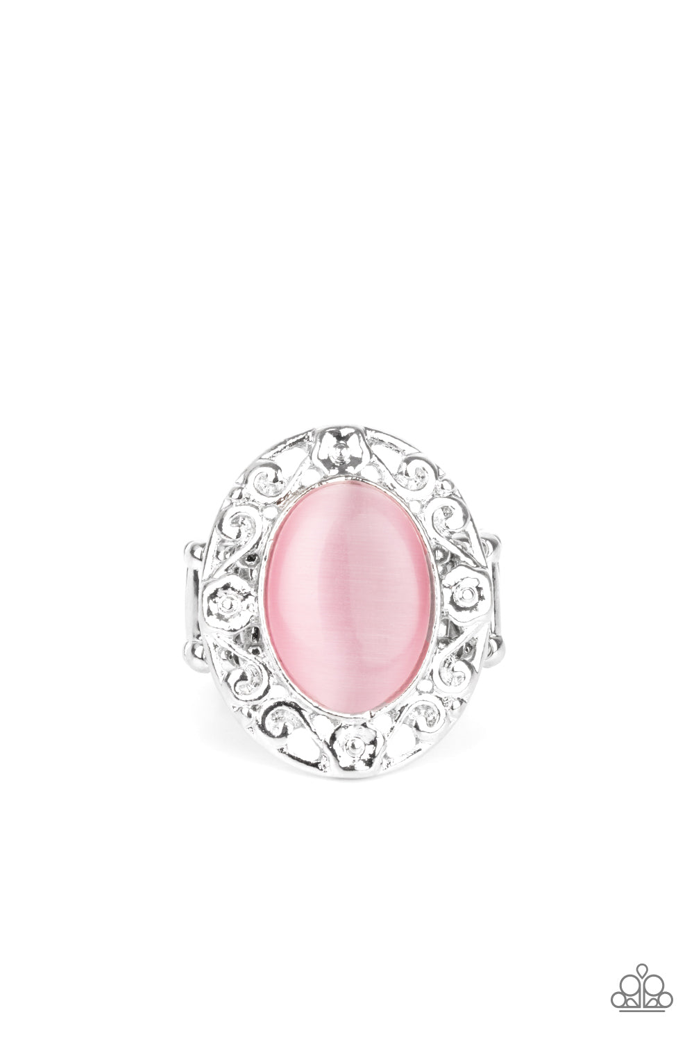 Moonlit Marigold - Pink Moonstone Ring Paparazzi