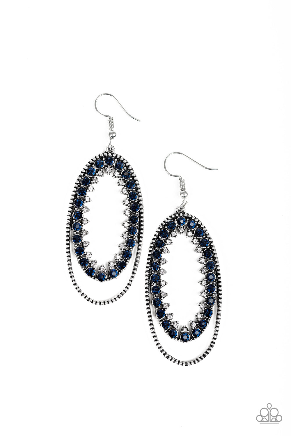 Marry Into Money - Blue Earring Paparazzi