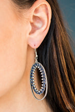 Load image into Gallery viewer, Marry Into Money - Blue Earring Paparazzi
