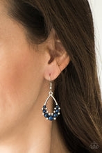 Load image into Gallery viewer, Fancy First - Blue Earring Paparazzi
