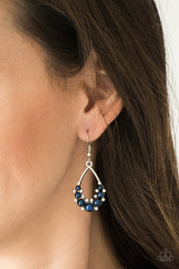 Fancy First - Blue Earring Paparazzi