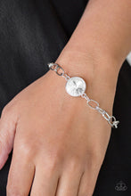 Load image into Gallery viewer, Paparazzi All Aglitter - White Rhinestone Bracelet
