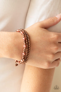 GRANDIOSE Slam - Copper Bracelet Paparazzi