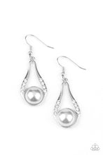 Load image into Gallery viewer, HEADLINER Over Heels - Silver Earring Paparazzi
