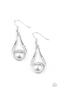 HEADLINER Over Heels - Silver Earring Paparazzi