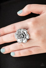 Load image into Gallery viewer, FLOWERBED and Breakfast - Silver Ring Paparazzi

