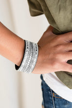 Load image into Gallery viewer, Rebel Radiance - Black Suede Bracelet Paparazzi
