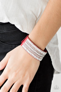 Rebel Radiance - Red Bracelet Paparazzi