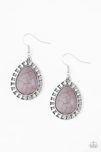 Sahara Serenity - Silver Earring Paparazzi