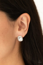 Load image into Gallery viewer, Incredibly Iconic - White Earring Paparazzi
