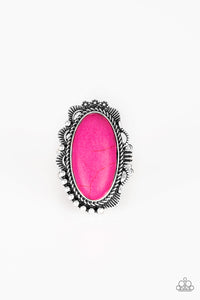 Open Range - Pink Stone Ring Paparazzi
