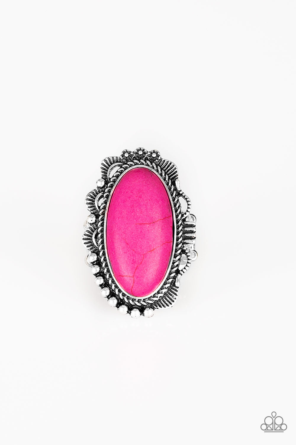 Open Range - Pink Stone Ring Paparazzi