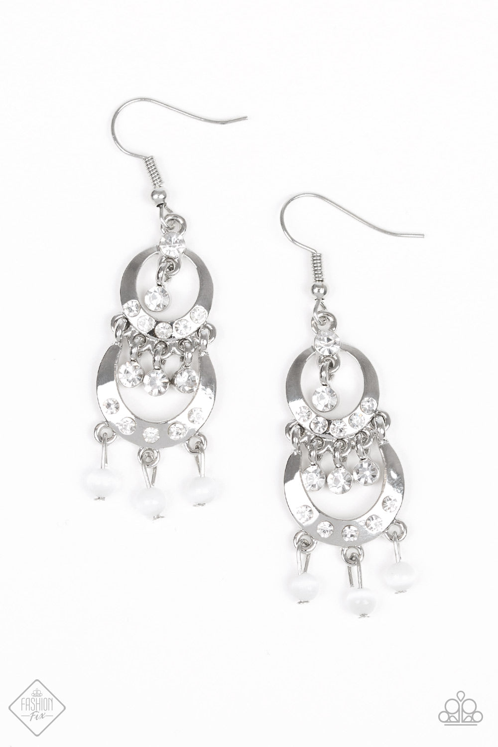 Mainstage Meet and Greet Silver Earring Paparazzi