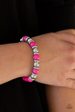 Load image into Gallery viewer, Across the Mesa - Pink Stone Bracelet Paparazzi
