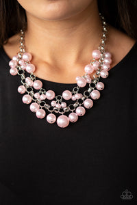 BALLROOM Service - Pink Pearl Necklace Paparazzi