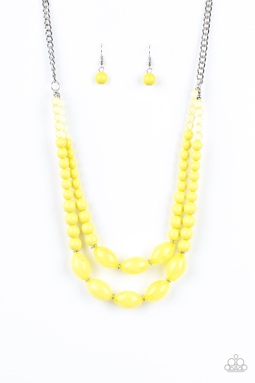 Sundae Shoppe - Yellow Necklace Paparazzi