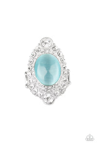 Riviera Royalty - Blue Moonstone Ring Paparazzi