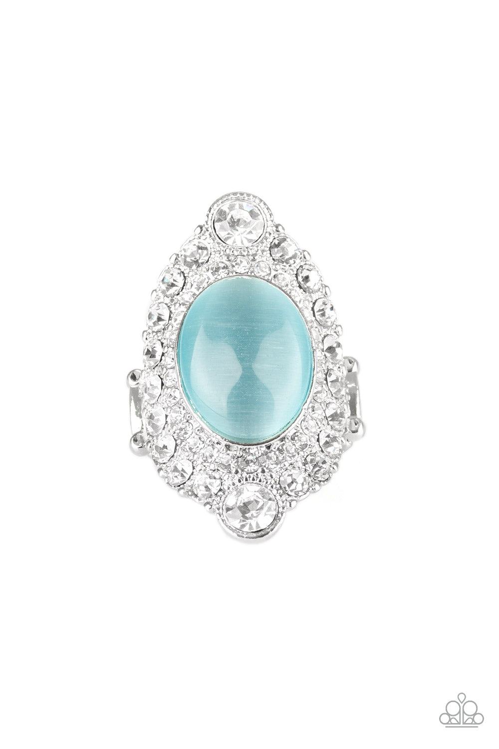 Riviera Royalty - Blue Moonstone Ring Paparazzi