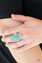 Load image into Gallery viewer, Mega Mother Nature - Blue Stone Ring Paparazzi
