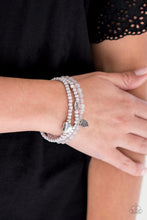 Load image into Gallery viewer, Really Romantic - Silver Bracelet Paparazzi
