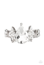 Load image into Gallery viewer, Yas Queen - White Rhinestone Ring Paparazzi
