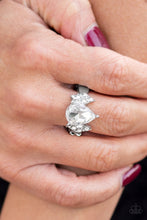 Load image into Gallery viewer, Yas Queen - White Rhinestone Ring Paparazzi
