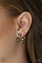 Load image into Gallery viewer, A Force To BEAM Reckoned With - Brass Earring Paparazzi
