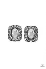 Load image into Gallery viewer, Young Money - Silver Hematite post Earring
