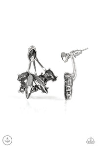 Deco Dynamite - Silver Post Earring Paparazzi