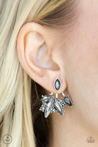 Deco Dynamite - Silver Post Earring Paparazzi