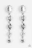 Red Carpet Radiance - white - Paparazzi earrings