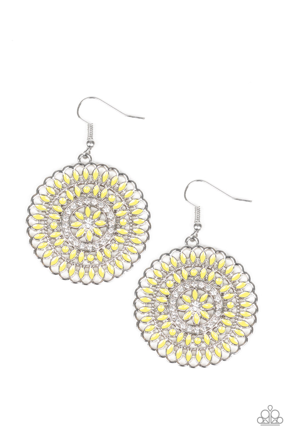 PINWHEEL and Deal - Yellow Earring Paparazzi