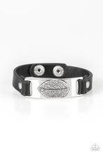 Load image into Gallery viewer, Take The LEAF - Black Leather Bracelet Paparazzi
