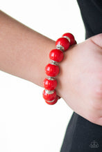 Load image into Gallery viewer, Paparazzi Candy Shop Sweetheart - Red Bracelet
