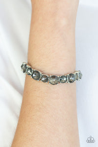 Born To Bedazzle - Silver Bracelet Paparazzi