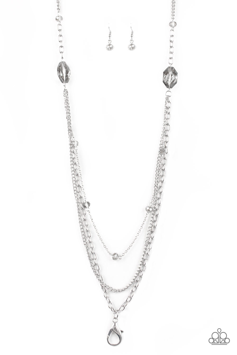 Dare To Dazzle - Silver Necklace Paparazzi